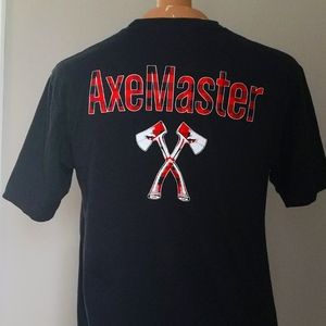 Black Montana Nights Axe Master T-shirt Sz M Bundle of 2